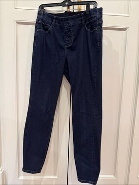 Jag Jeans Dark Wash High-Rise Skinny Stretch Pull-On Jeans